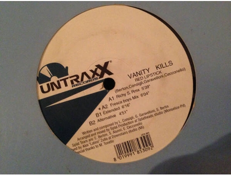 Vinil Red Lipstick Untraxx Records