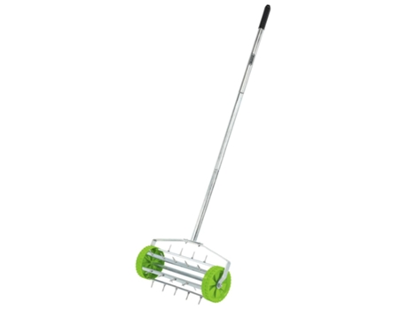 Draper Tools Arejador Rolo P/ Relvado Tambor com Espigões 450 Mm Verde