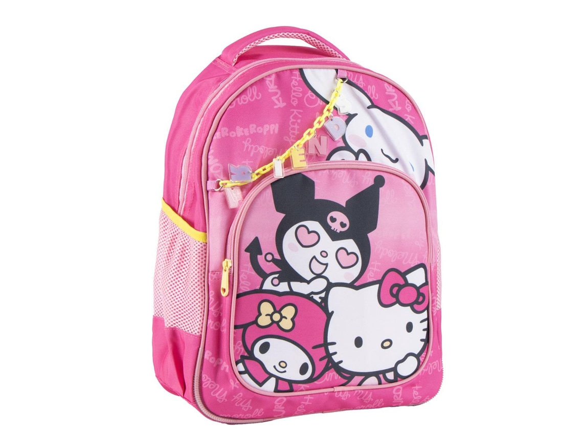 Mochila 32 X 42 X 15 Cm Escolar Hello Kitty