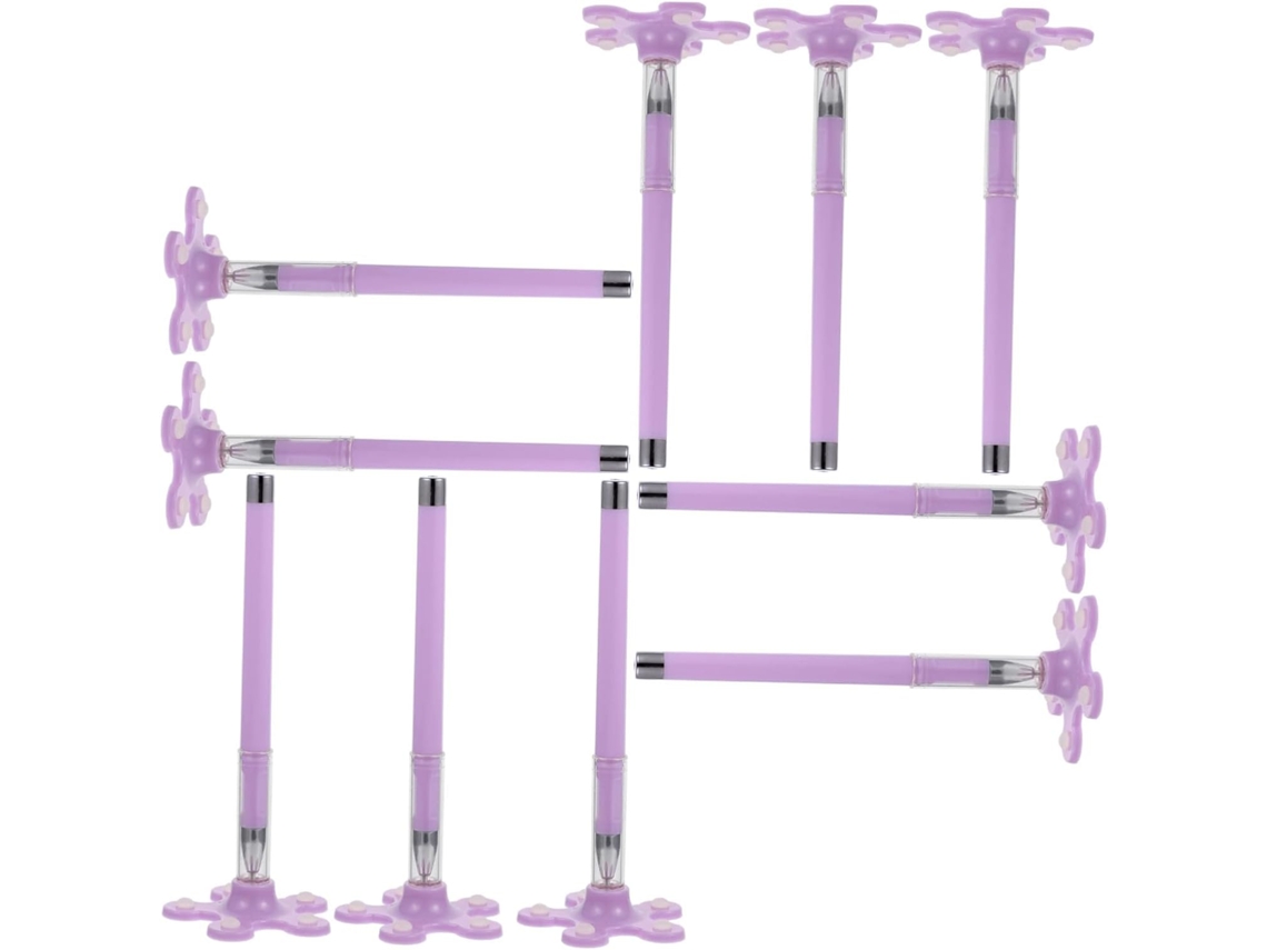 Conjunto De 10 Peças Suportes Criativos Com Ventosa Para Canetas E