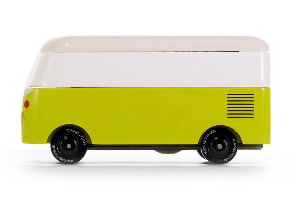 Carrinho De Brinquedo Candylab Vw T1 Van Verde Candycar World