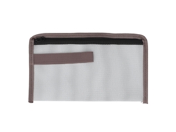 Bolsa Playa De Malla Con Gran Capacidad, Cierre De Cremallera, Tela Oxford Para Almacenamiento De Juguetes, Arena Y Conchas, Tamaño S (30x17cm)