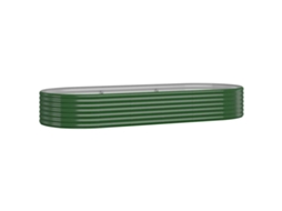 Garden Raised Bed, Garden Raised Beds Vidaxl Verde Aço (249 X 100 X 36 Cm)