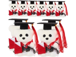Conjunto De 10 Pelúcias Formatura Com Bonecos Macios Para Formandos,