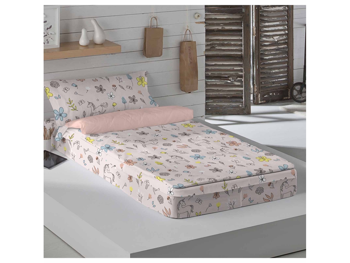 Bolsa Nórdica Sem Recheio Estampa Infantil Cama 105 Algodão Extra Macio Fabricado na Espanha Dinky COOL KIDS