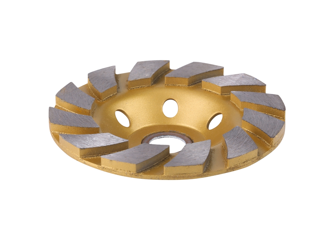 Disco De Esmeril Segmentado De Diamante 10cm 6 Orificios Para Mármol Concreto Piedra