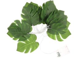 Luzes Led de 3 Metros com 20 Lâmpadas Verdes em Formato de Folha, Sem Necessidade de Bateria, para Iluminação Decorativa. SFUSHOS