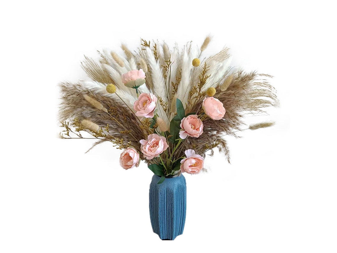 Laxiscreed Bailu 30+ Flores Artificiais Yuantu 20+ Para Decoração De Interiores