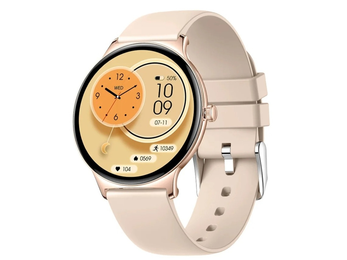 Smartwatch V89 1.43 Polegadas Amoled Health Feminina Bluetooth Calls User Interface Elegant Bestvite (rosa)