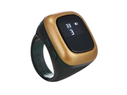 Ferramenta De Contagem Digital De 18mm Com Tela Oled Alertas Vibratórios Dispositivo De Contagem Conveniente Abs Para Atletas Idosos Claret