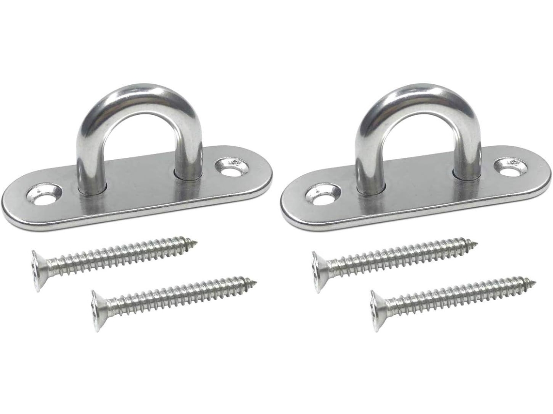 2 Ganchos De Teto, Parafusos De 7, 9cm 3, 1 Polegadas, Ganchos De Aço Inoxidável Para Pendurar, Ganchos Para Tijolo Com