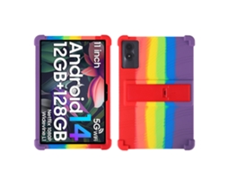Capa À Prova De Quedas Para Blackview Tab 90 Wifi Cores Do Arco Íris Hexinyigjly (10,92 Polegadas)