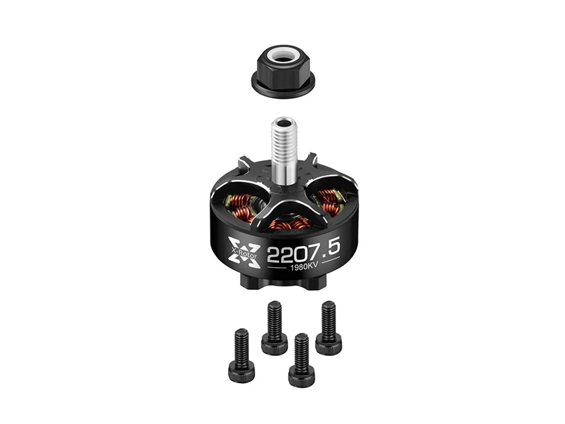 1780kv1 Pc1pc / 4pcs Hobbywing Xrotor 2207.5 1780kv 1980kv Motor Brushless 6s para Drones de Corrida Rc Fpv MDUG