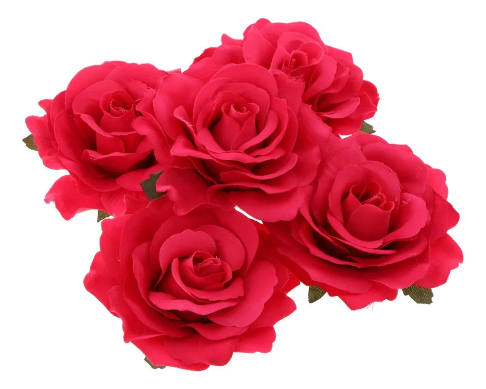 Nova Decoração De Cabeça De Flor Artificial Com 5 Peçasvayotoy