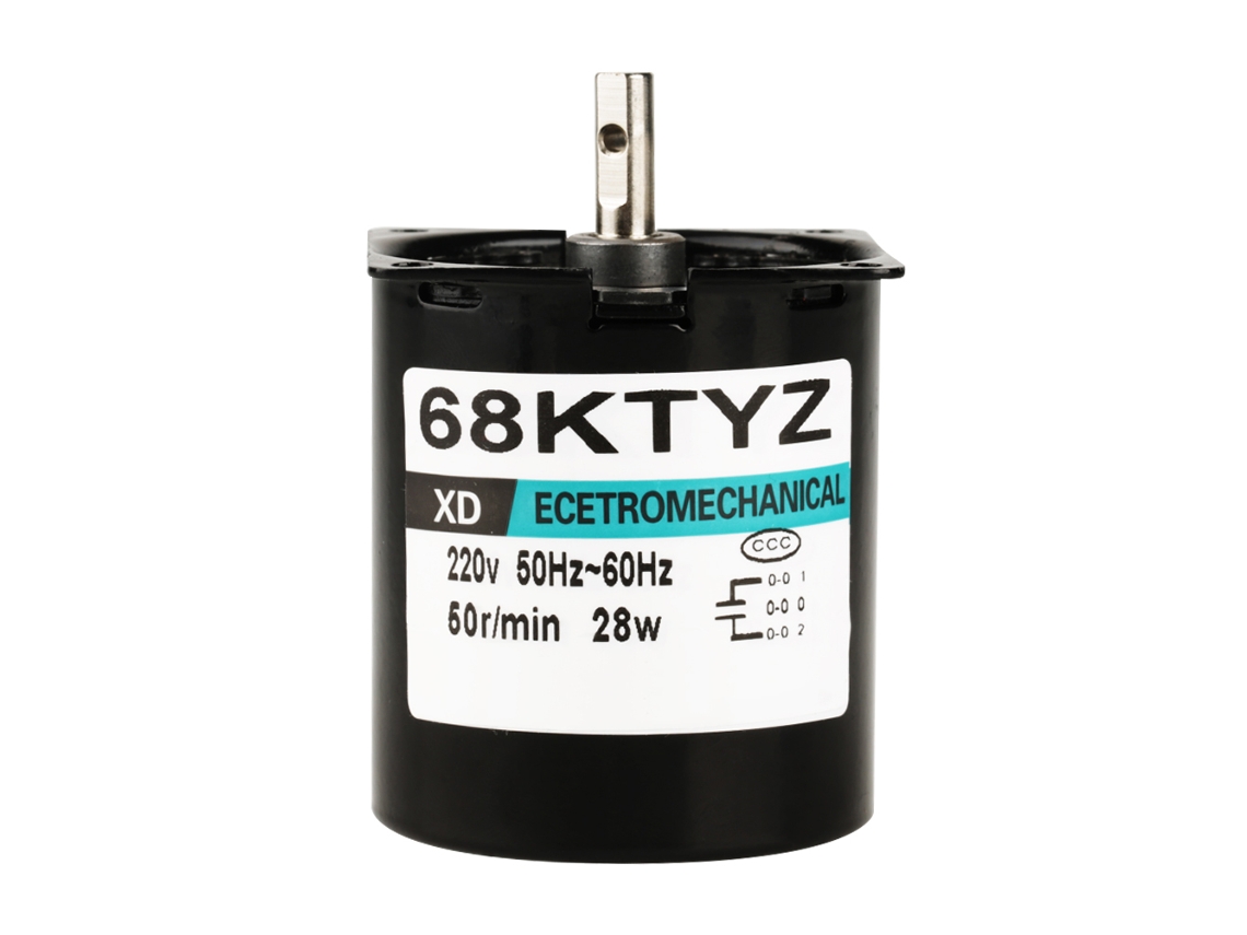 Motor Síncrono De Ímã Permanente Miniatura Ac220v 28w 50rpm Cw/ccw De Baixa Velocidade