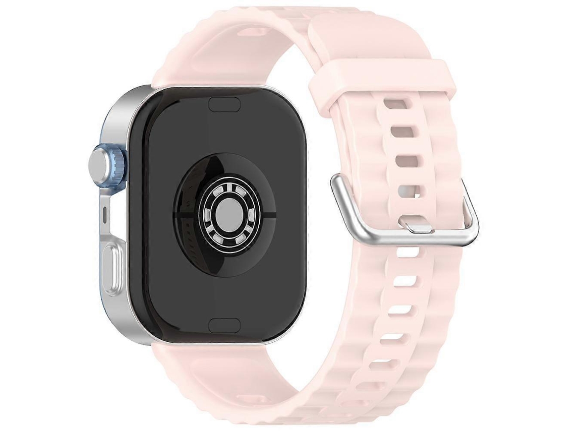 Pulseira De Silicone De Cor Sólida Com Fivela Prateada Xdfind Para Huawei Watch Fit4 Pro / Fit4 / Fit3