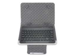 Capa De Teclado Bluetooth Para Tablet De 7-7.9 Polegadas Branca