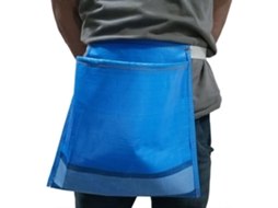 Saco de Colheita Frutas Grande Capacidade, Dobrável, Tipo Rede para Caça Cogumelos, Resistente e Ideal C Amping . GOKOCO (40x40cm)