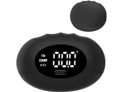 Dinam Dinamômetro de Força Preensão, Ferramenta Medição Preensão 180 Kg com Visor Led, Ergonômica - para