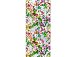 Película Floral Em Pvc Para Janelas, Para Privacidade E Decoração De Vidros, Para Salas De Estar Ou Lojas