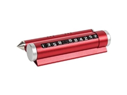 2026-martillo De Emergencia Temporal Multifunción Para Teléfono Móvil - Rojo