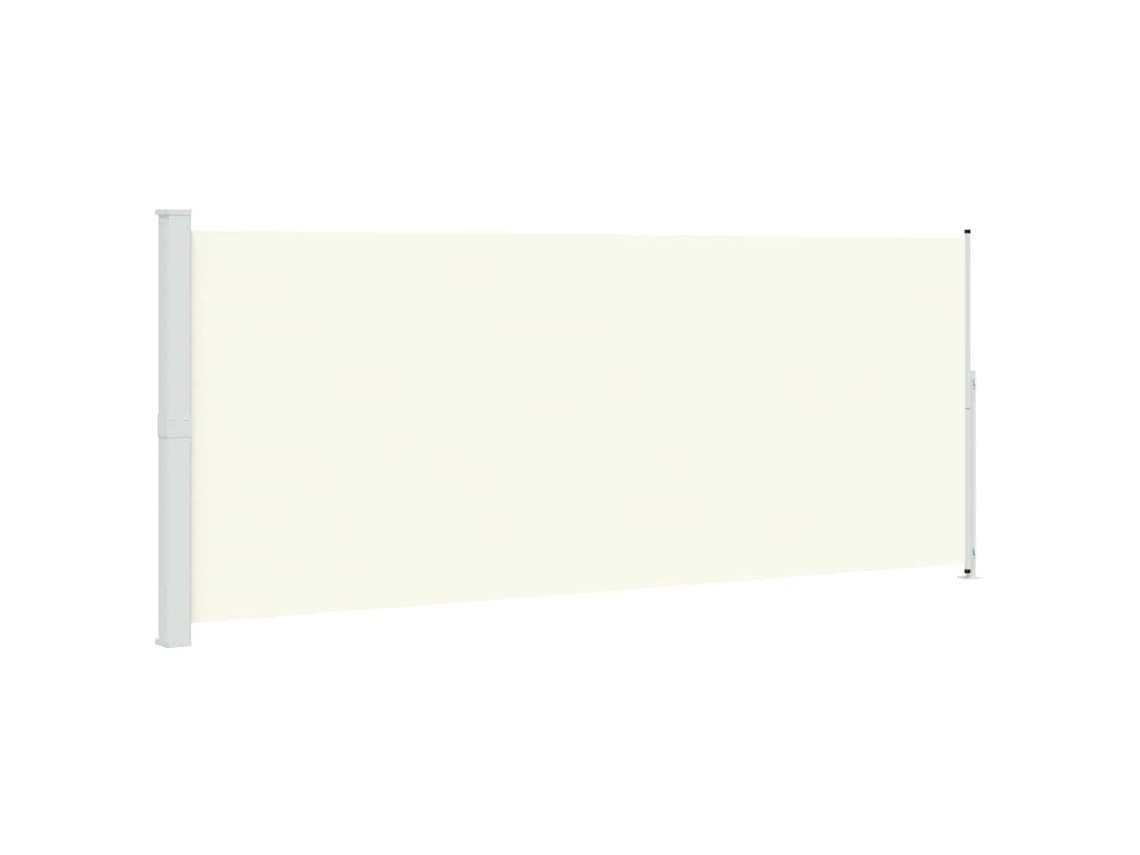 Conjunto 1 Toldo Lateral Vidaxl Creme Tecido (500 Cm)