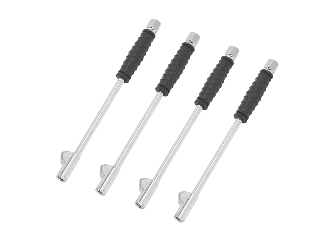 4 Peças De Mangueira De Ar De Bico Duplo 1/4 Polegada Npt Fêmea 10,6 Polegadas Para Carro Moto Bicicleta