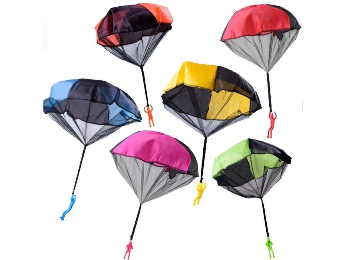 Pacote Com 6 Brinquedos De Arremesso De Paraquedas Para Meninos E Meninas, Presentes De Natal Para Lembrancinhas De Festa Olysi Shop