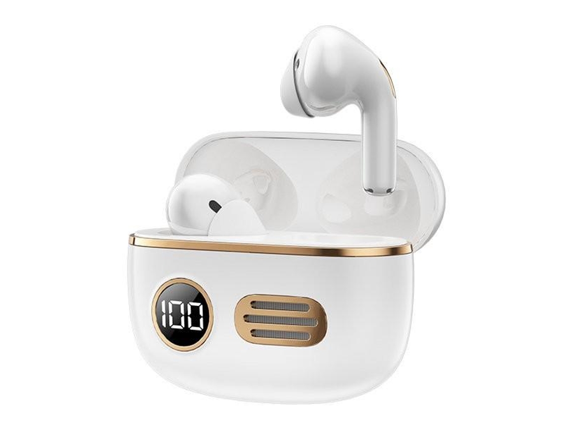 Auriculares Bluetooth True Wireless  Remax Retro Tws-39 Sem Fio Branco