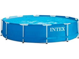Piscina Redonda INTEX Metal Frame (366x76cm - 6503L - Com Bomba)