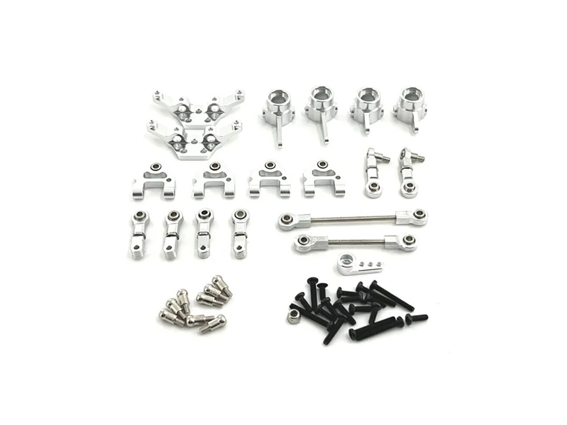 Gold Kit Peças Metálicas Aprimoradas Wltoys 284161 284131 284010 K989 K979 K969 P929 P939 1/28 Rc Conjunto MDUG
