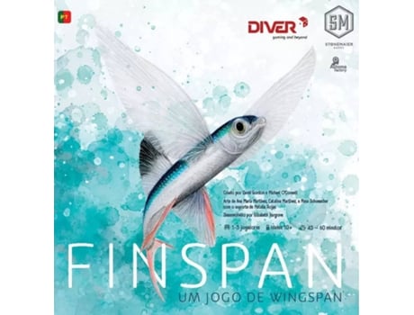 Jogo de Tabuleiro STONEMAIER GAMES Finspan - Um Jogo de Tabuleiro de Wingspan (PT) (Idade Mínima Recomendada:10 Anos)