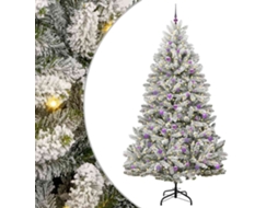 Conjunto 1 Árvore De Natal Artificial Vidaxl Verde Pvc (240 Cm)