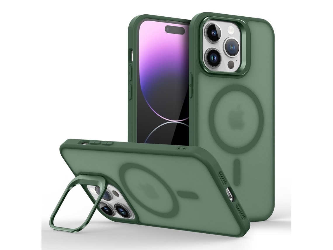 Zsanfs Capa Para Iphone 12 Pro, Compatível Com Magsafe, Cor Verde