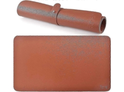 Tapete De Rato Em Couro Sintético, Tapete De Rato Em Pu Para Escritório E Casa 60x30cm Olysi Shop (castanho, 1 Unidade)