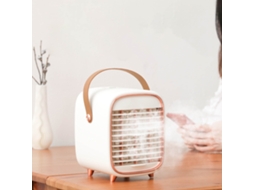 Cooler Evaporativo Usb Silencioso Portátil Branco