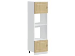 Conjunto de Armários Forno 2pcs Kalmar Derivado da Madeira Carvalho Sonoma MAISON EXCLUSIVE