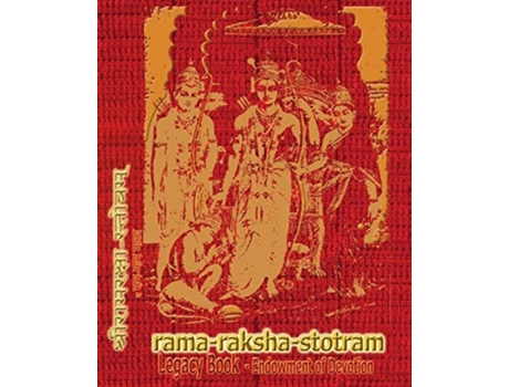 Livro Rama-raksha-stotram Legacy Book - Endowment Of Devotion Embellish It With Your Rama Namas Amp Present It To Someone You Love De Sushma (inglês)