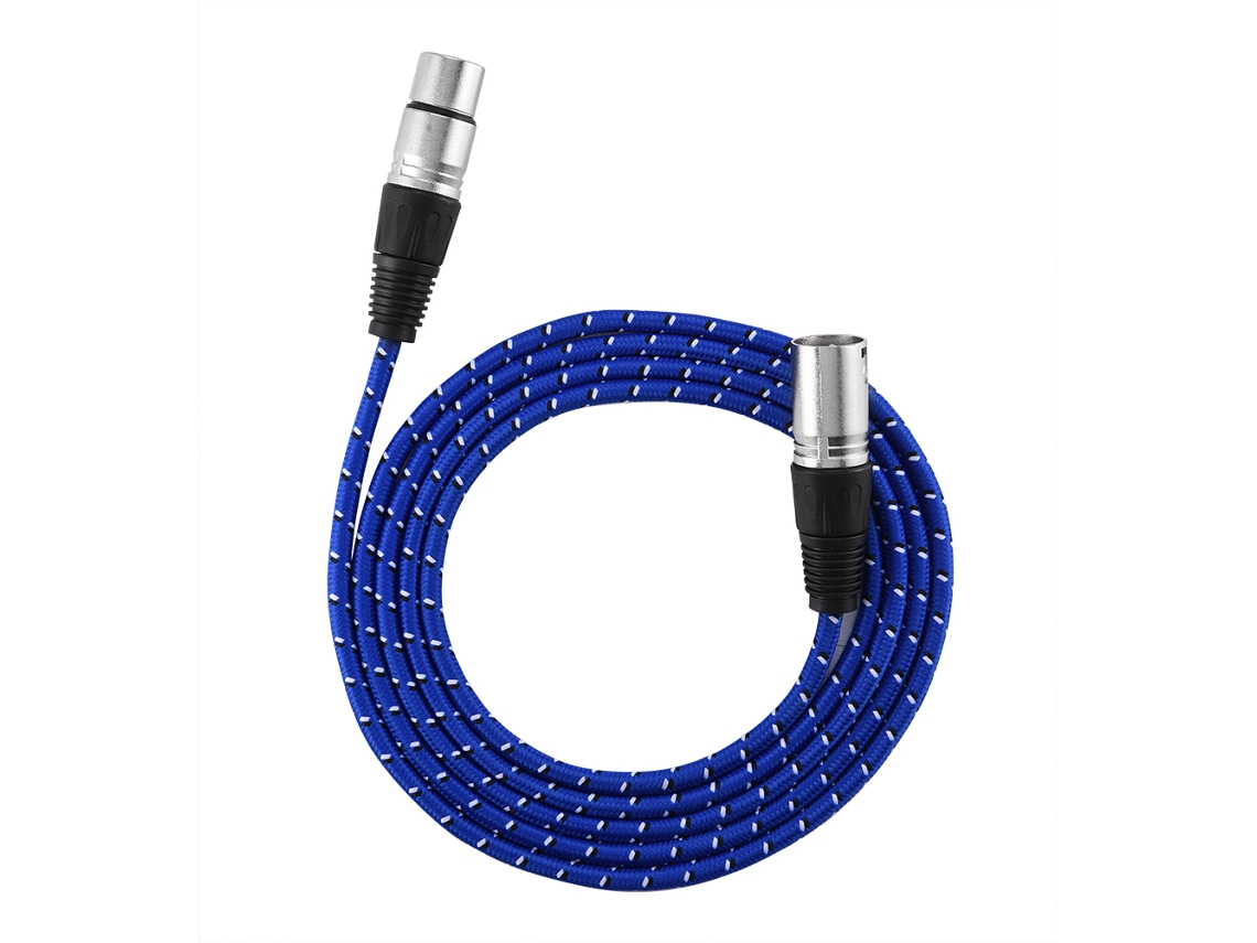 Cabo Extensão Áudio LAXISCREED Xlr 3 Pinos Nylon