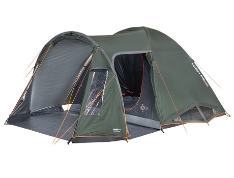 Tenda Cúpula High Peak Tessin 5.1, 2 Entradas, Sem Pfc, Proteção Solar Uv 80