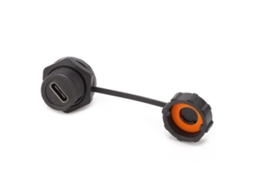 Laxiscreed Conector Usb À Prova D'água Com Roseta E Montagem Em Painel Para Uso Externo