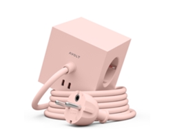 Carregador de Parede AVOLT Square 2x Usb - C (30W - 1.8 M - Rosa )