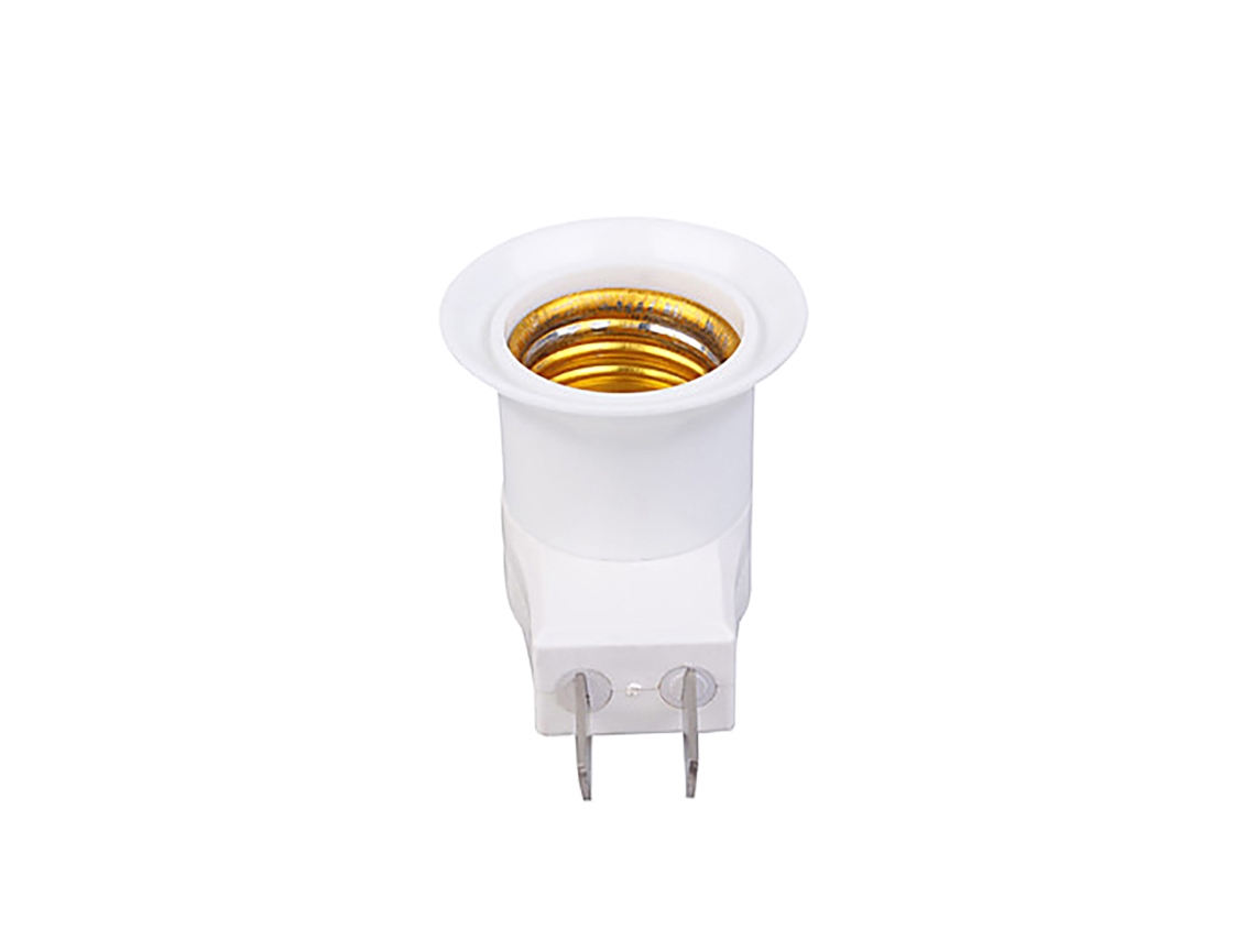 2026 3pcs Adaptador de Enchufe Us a E26/e27 Con Interruptor On/off para Bombillas Led, Soporte de Socket Convertidor