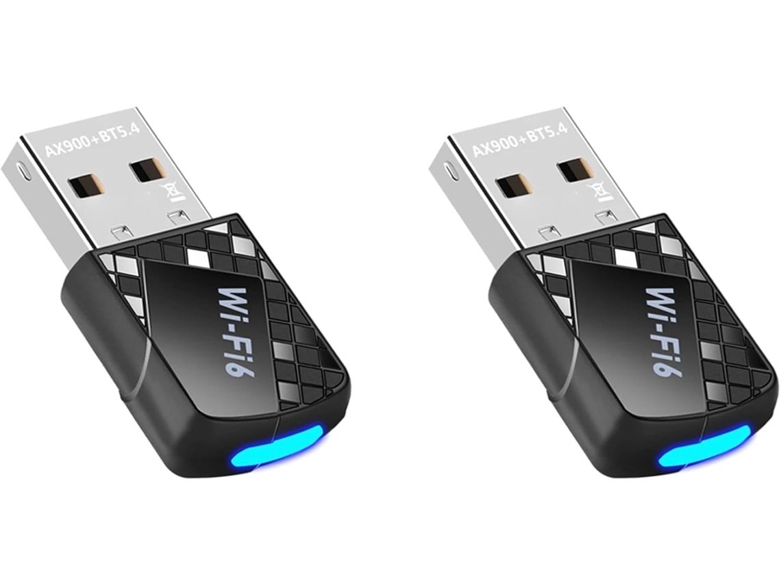 Adaptador Usb Ax900 2x Wifi 6 Bluetooth 5.4 2 em 1 SFUSHOS (receptor Dongle Sem Rede)