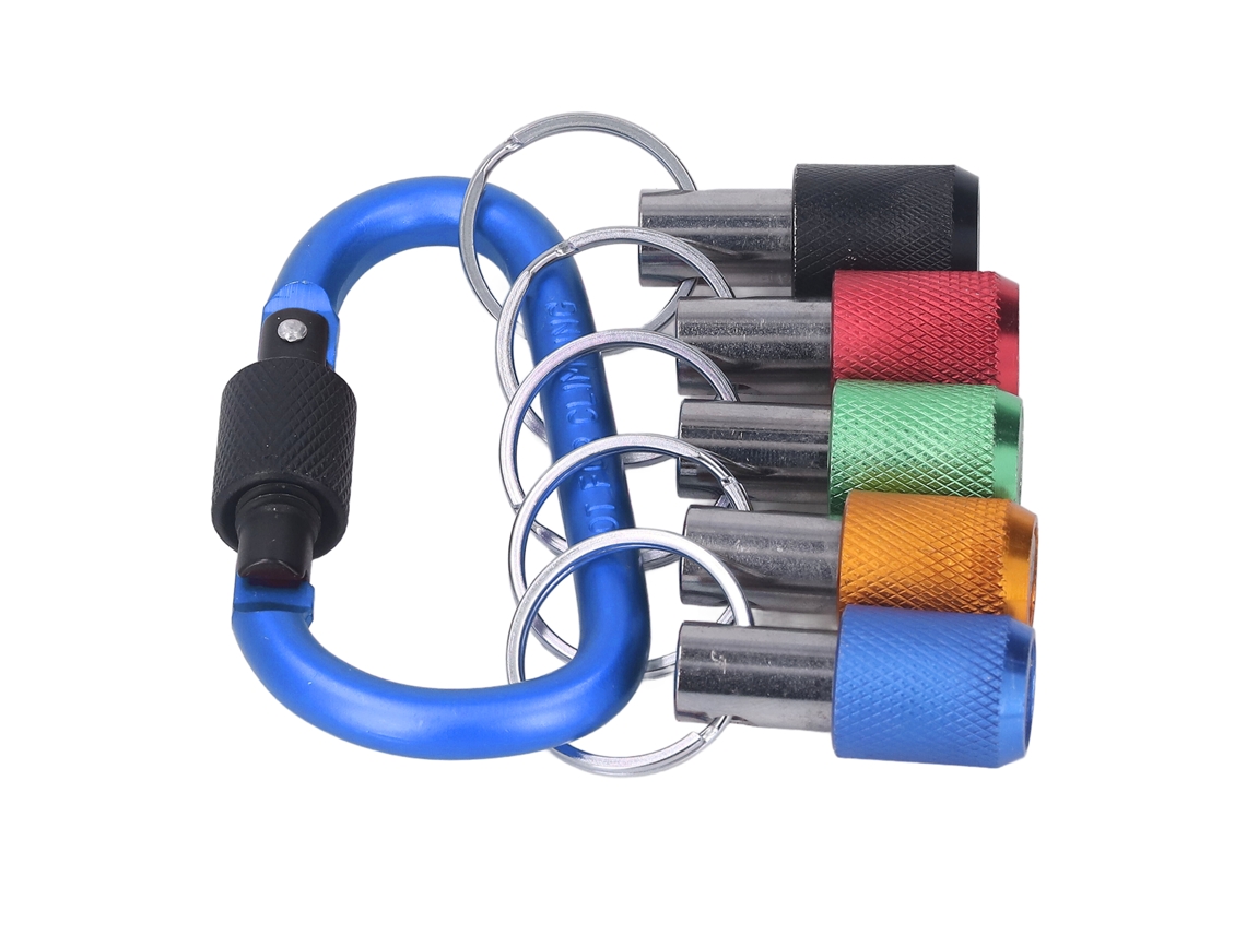 Laxiscreed Suporte Para Buchas Com Encaixe Hexagonal 1/4” E 5 Soquetes Diversos