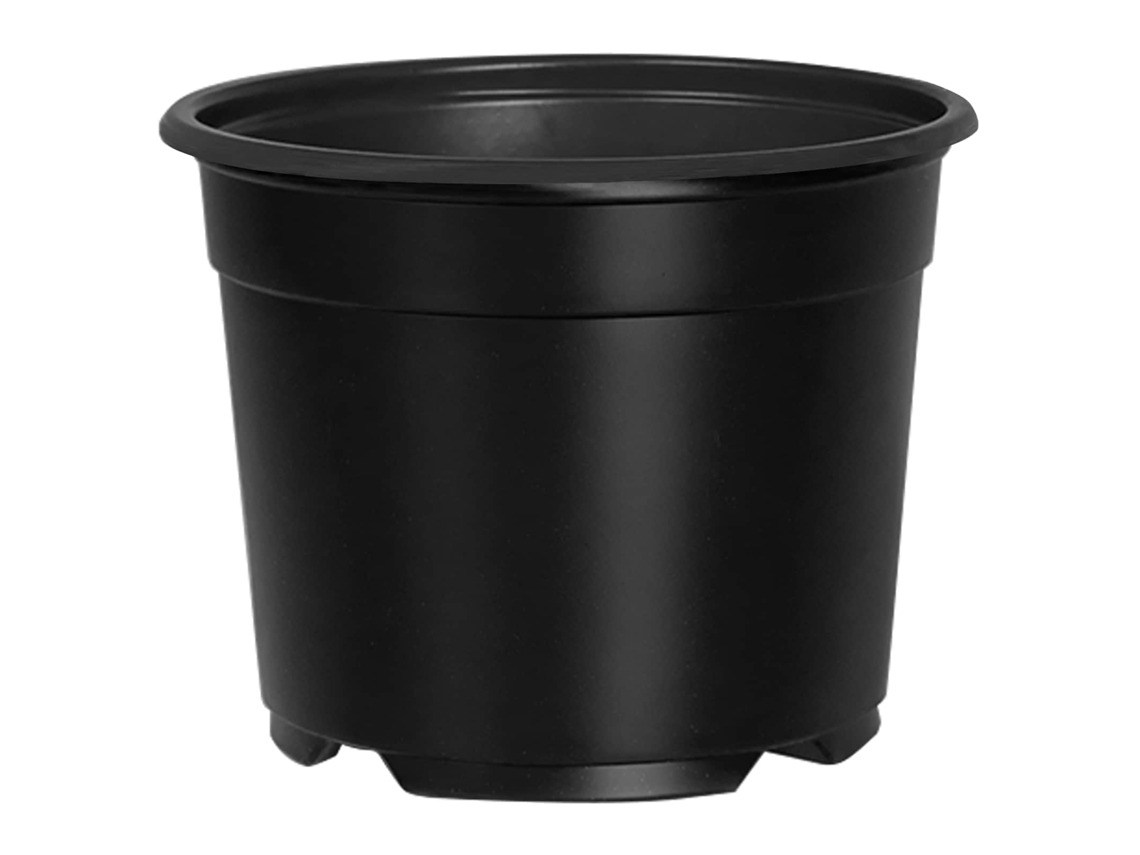 Vasos de Flores 200 Pcs Preto Ø15x12.5 Cm Plástico HARLANV1