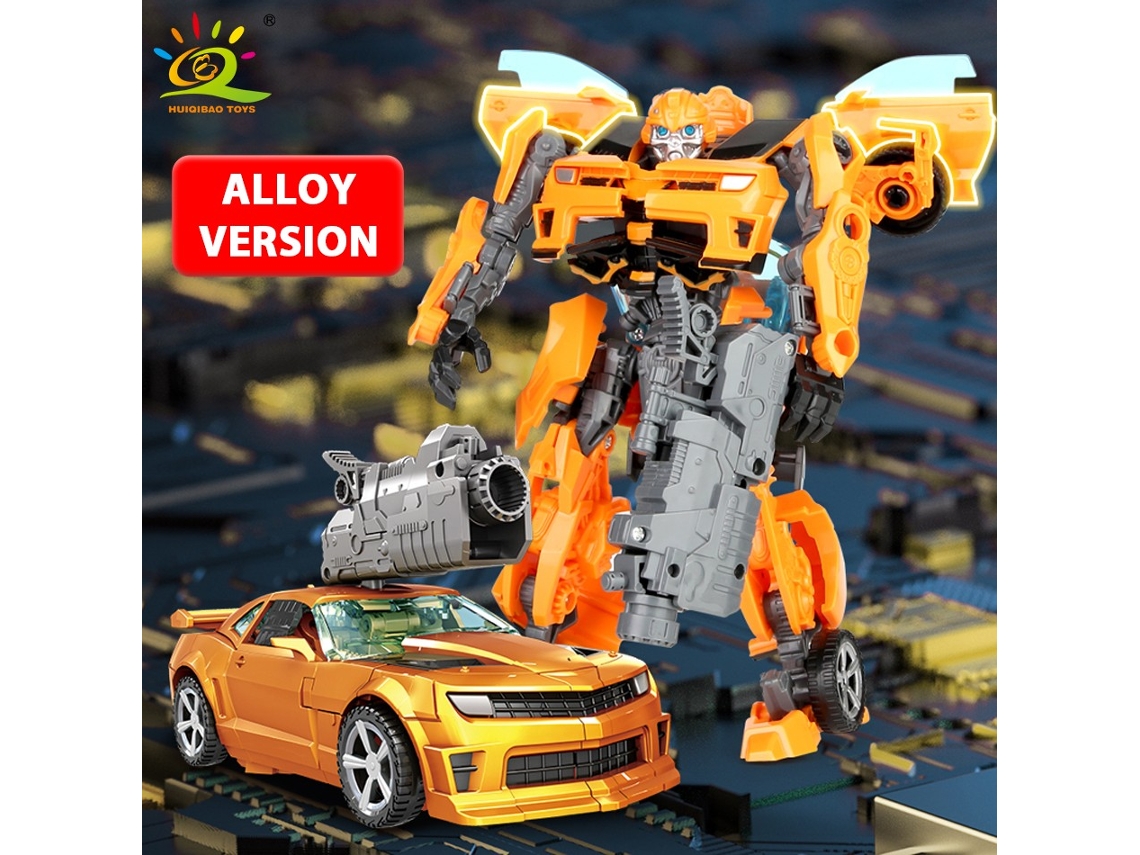 Carro Robô Transformador Figura De Ação 2 Em 1 Mecha Warrior Para Crianças Modelo De Liga E Plástico Aquaforge