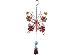 Campanas De Viento De Mariposa De Metal Colgante Para Hogar Jardín Decoración Regalo