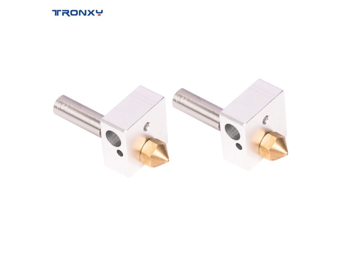 Kit Hotend Extruder Tronxy 0.4mm Bico Latão Bloco Aquecedor M6 Para Filamento 1.75mm Impressora 3d X5sa Xy-2pro