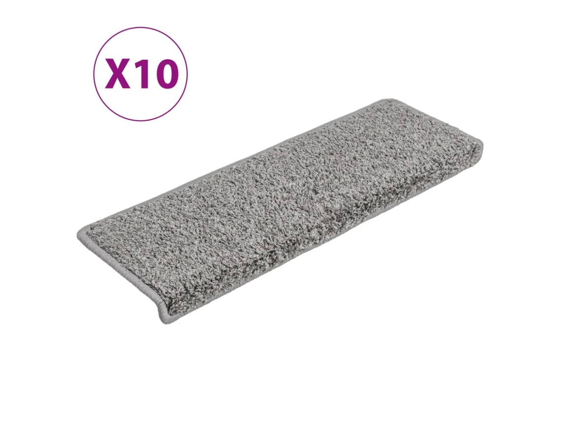 Stair Mat, Stair Mats Vidaxl Cinzeto Polipropileno (65 X 21 X 4 Cm)